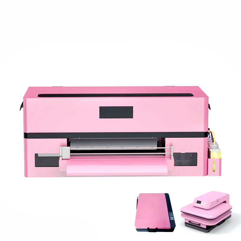 DTF Creative Printer with Cutter & Oven for Dark/Light T-Shirts, Hoodie,Pillow,Different Fabrics