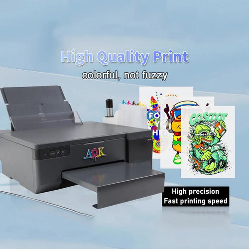A4 size DTF printer  with xp 500 printhead and timed white ink agitation system